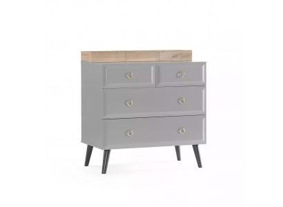 Chest of drawers Wardrobe Children Room Chests of drawers Wood Gray Modern Youth Room