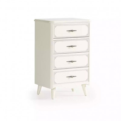 Luxury Chest of drawers Wardrobe Wood Bedroom Modern Chest of drawers White Design