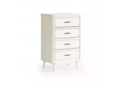 Luxury Chest of drawers Wardrobe Wood Bedroom Modern Chest of drawers White Design