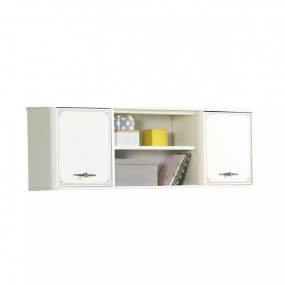 2-piece Desk Computer desk Wood Bookshelf White Children's room