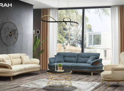 Sofa set 3+3+1 Seater Sofa Armchair Sofas Suite Seat Luxury Set