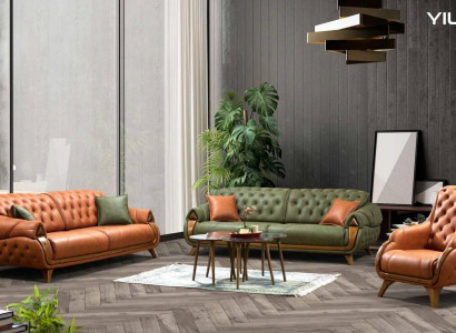 Sofa set 3+3 Seater Sofa Couches Sofas Luxury Group Suite 2-piece