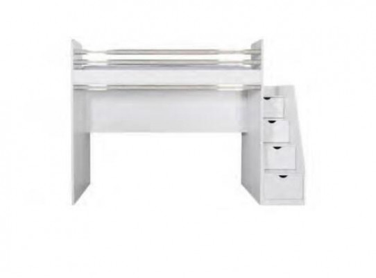 Children Bunk bed 3 Beds Loft bed Wood Youth Room Furniture Double bunk bed