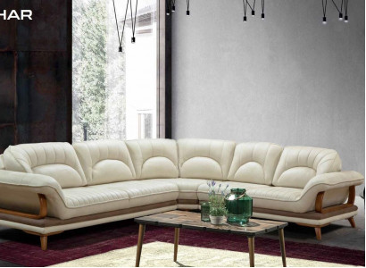 Design Fabric Corner sofa L-shape Sofa Design Upholstery Classic Corner suite