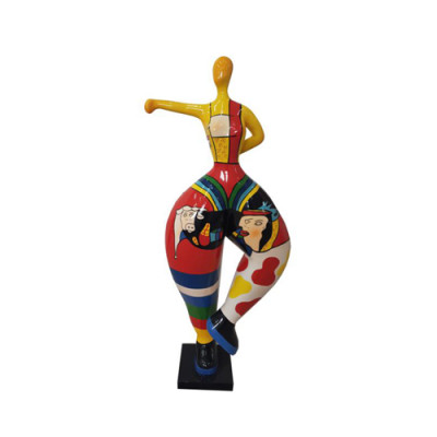 bAll rina figure abstract figures statues modern statue colorful painted new 85cm