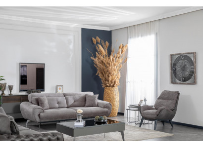 Sofa set 3+1 seater set Coffee table Side table Design Upholstery Meble