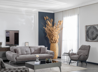 Sofa set 3+1 seater set Coffee table Side table Design Upholstery Meble