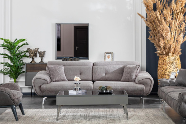 Sofa set 3+1 seater set Coffee table Side table Design Upholstery Meble