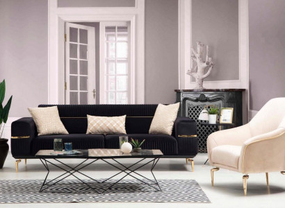 Sofa set Sofa Suite Sofas 3+1 Seat Armchair Furniture Upholstery Designer Couches