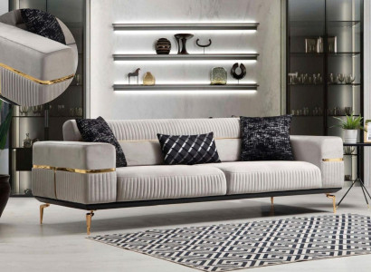 Luxury sofa three seater couch upholstery furniture xxl sofas big couchen velvet furniture new