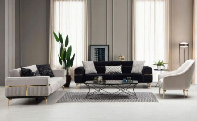 Luxury sofa three seater couch upholstery furniture xxl sofas big couchen velvet furniture new