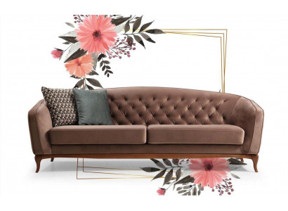 Luxury Sofa Design Three Seater Modern Couch Blue Couches Furniture Upholstery Loft new