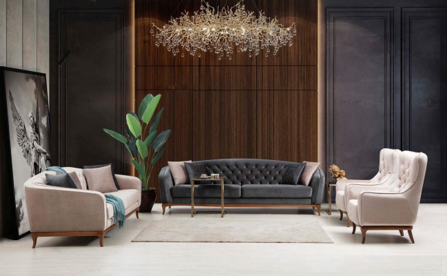 Four Seater Sofa Luxury 4 Seater Sofas Upholstered Couch Fabric Seater Modern Seat