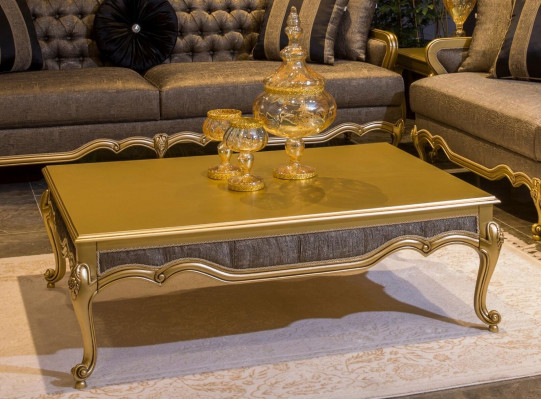 Complete Set Sofa set 3+3+1+1 Seat Sofas Coffee table Baroque Rococo 5 pieces