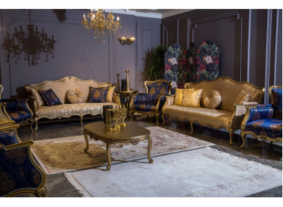 Classic Sofa set 3+3+1+1 Seater Luxury Suite Sofa Armchair Set 4pcs