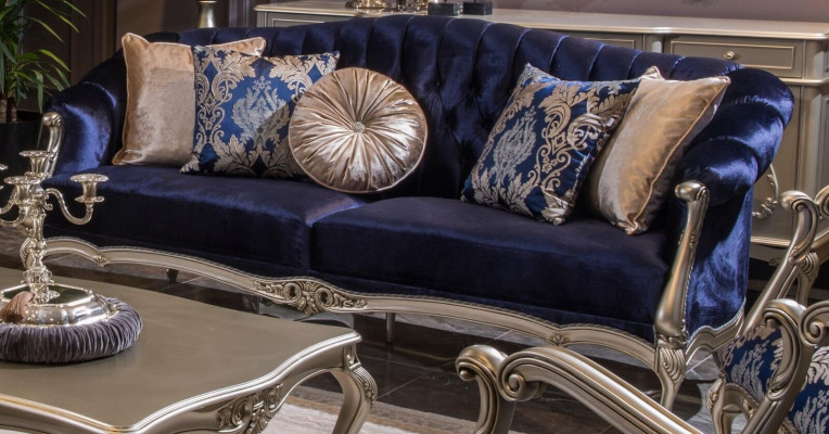 Complete Set Sofa set 3+2+1 Seat Sofas Coffee table Designer Sofa 4pcs