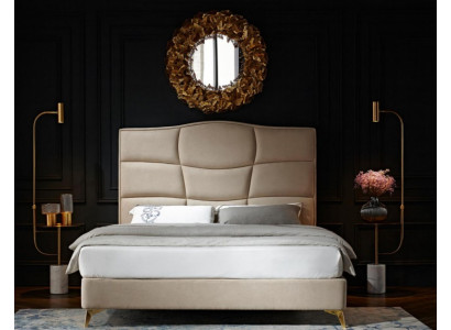 Bed Textile 2x Bedside table 3 pcs. Bedroom Set Furniture new Modern Luxury Beds