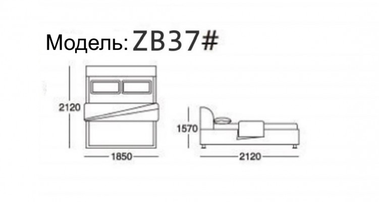 Bed Textile 2x Bedside table 3 pcs. Bedroom Set Furniture new Modern Luxury Beds