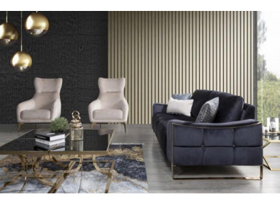Classic Armchair Luxury Upholstery Textile Upholstery Seat Single Seater Modern White new