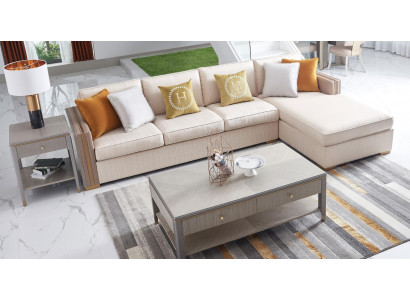 Corner sofa Textile Corner Living landscape Design Sofa Couch Italy Couches