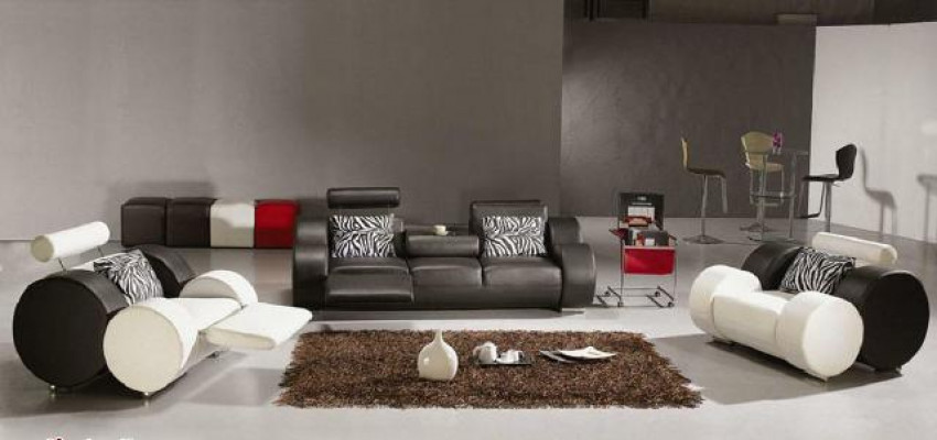 LEATHER SOFA with USB Leather Suite 3+2+1 Seater UPHOLSTERY SET DESIGNER SOFA new
