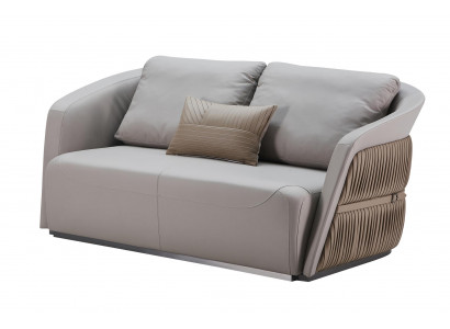 Two-seater Couch Couch Upholstery Sofa 2 Seater Textile Couches Fabric Luxury Furniture