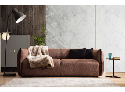 Modern Sofa 4-Seater Upholstery Couch Textile Sofas Design Furniture brown new luxury