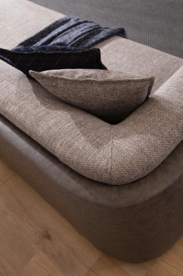 Living room Sofa 4 Seater Design Upholstery Couch Modern Luxury new Brown