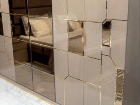Wardrobe Mirror Luxury Wardrobe Bedroom Cabinets Furniture