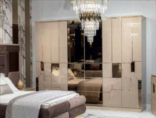 Wardrobe Mirror Luxury Wardrobe Bedroom Cabinets Furniture