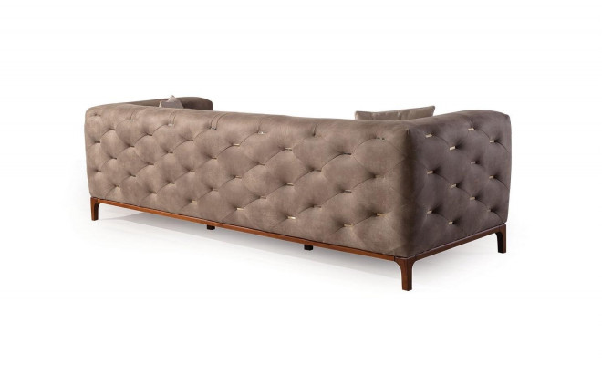 Chesterfield Design Sofa Upholstery Couches Modern Sofa set 3+3+1 Set