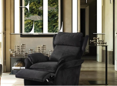 TV Armchair Multifunction Aler Relax in Italian Style Modern Upholstery new