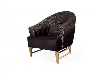 Armchair Luxury Design Textile Living room Italian Style Furniture Lounge Armchair