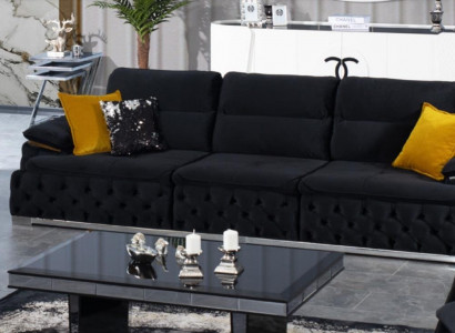 Italian Style Sofa Upholstery Couch Triple 4 Seater Sofas Furniture Couches