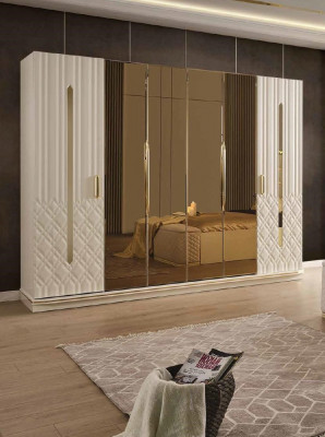 Modern Wardrobe Luxury Wardrobe Wood Cabinets Glass High Gloss
