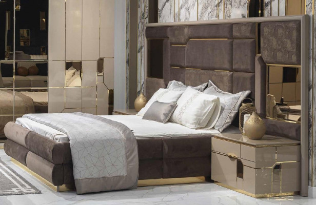 Bed Upholstery Bed Frame Furniture Design Double bed Luxury Bedroom