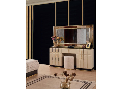 Dressing table Chest of drawers with Mirror Console Chests of drawers Bedroom 2pcs.