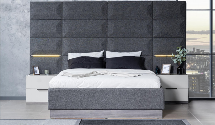 Bed Double bed Beds Furniture Furnishings new Furniture Design High Gloss Bedroom