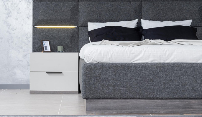 Complete Bedroom Furniture Set Bed 2x Bedside table Dressing table Mirror 5pcs new