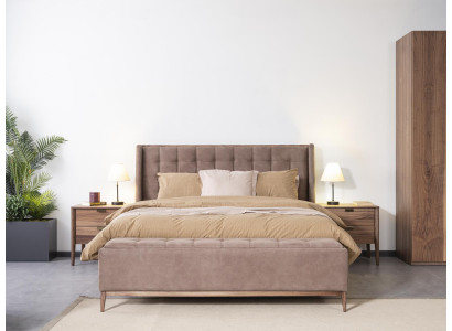 Bed Design Double bed Luxury Beds Upholstery Bedroom Furniture new material Wood