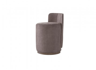 Design Armchair Stool Luxury Ottoman Dressing table Stool Round Upholstery Chair