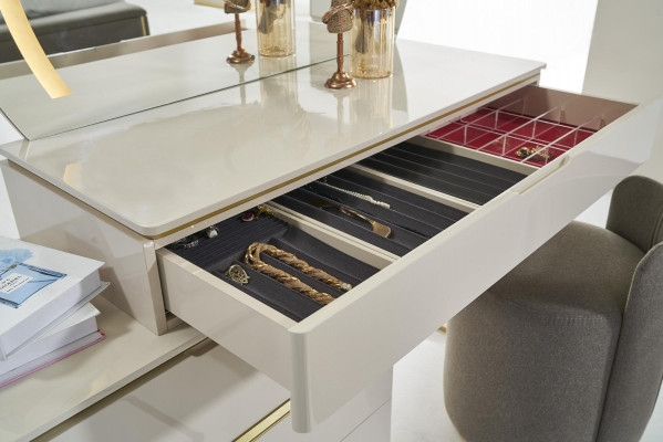 Dressing table Set Console Mirror Bedroom Furniture Design Stool Set new