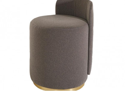 Design Armchair Luxury Ottoman Dressing table Stool Round Upholstery Chair Stool