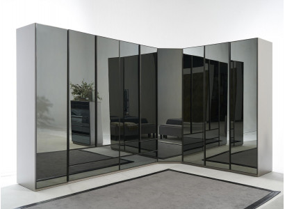 Mirror Cabinet Corner Cabinet Bedroom Wardrobe Luxury Cabinets Furniture Glass