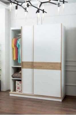 Loft bed Bunk Bed Chest of drawers Mirror Bedroom Mirror Furniture Wardrobe 4pcs.