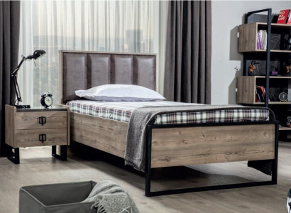 Loft Bedside table Brown Design Modern Side table Table Bedroom Tables new