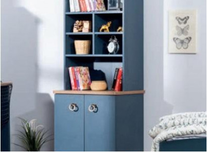 Bookshelf Blue Youth Room Furniture Bookcase Modern Childrens room new