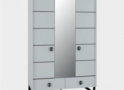 Design Wardrobe Loft Bedroom Cabinets Wardrobe Furniture Wood Gray Luxury