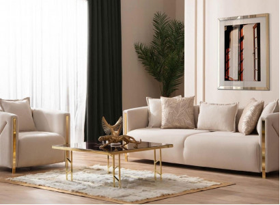Sofa 3 Seater Textile Sofas Couch Upholstery Furniture Luxury Modern Three Seater new
