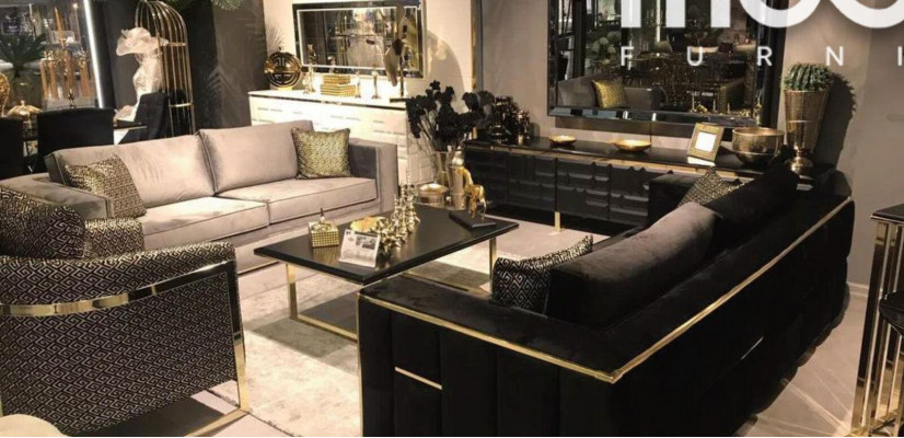 Sofa set 3+3 Seater Sofa Armchair Sofas Luxury Suite Set Velvet fabric Group